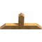 Ekena Millwork Portland Rough Sawn Timber Gable Bracket, Western Red Cedar, 48"W x 22"H x 4"D x 6"F, 11/12 Pitch GBW048X22X0406POR00RWR - alternate 4